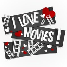 I Love Movies Banners