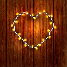 concept garland of the heart