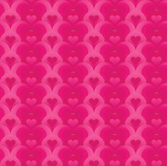 Pink hearts seamless