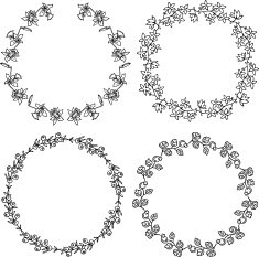 Floral wreaths N22