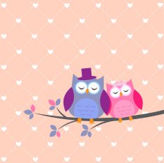 Owls In Love N16