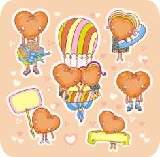 heart shape set N2