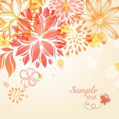 Floral background N1061