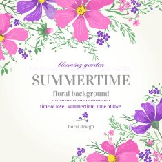 Background with flowers N56