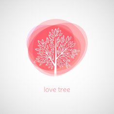 Tree of Love Vector illustration