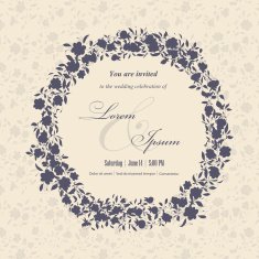 Wedding Invitation Card N137