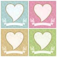 Valentine&acute;s banners