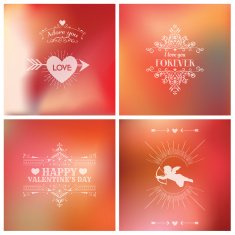 Valentine's Day Card - with Love Quote N8