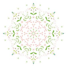 Floral decor N302