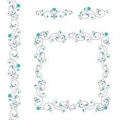Vintage decorative elements N4