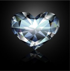 Heart-shaped diamond
