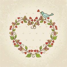 Valentine's Day Frame Vector illustration
