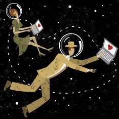 retro cyberspace lovers