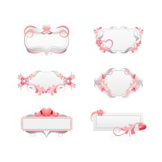 Valentine Scroll Frames