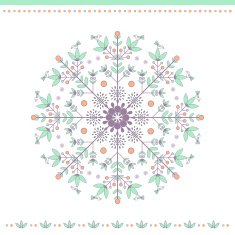 Floral decor N316