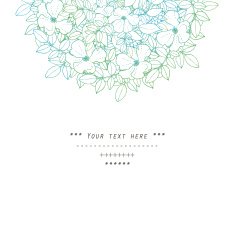 Floral decor N317