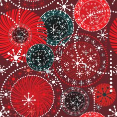Holidays Winter pattern made with graphics elements vector