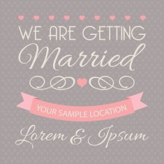 Wedding Invitation Card Template N29