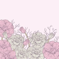 Floral background N1069