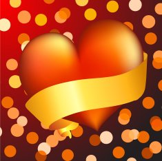 St valentine's concept hearts