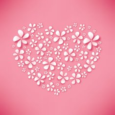 Floral heart N84