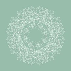 Floral decor N319