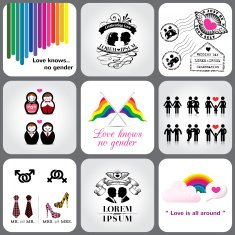 Gay & Lesbian Icon and Design Element