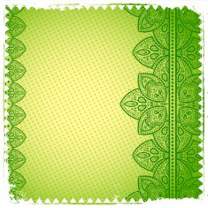 Green Lace ornament