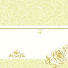Invitation card with roses N5
