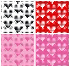 Heart halftone pattern