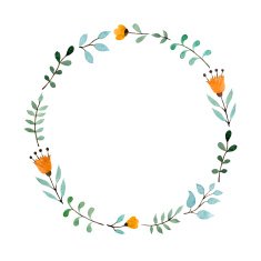 floral frame N223