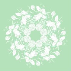 Floral decor N321