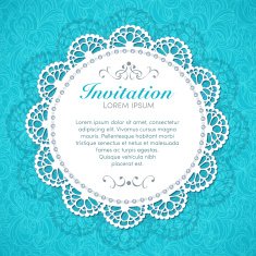 Vintage invitation card N133