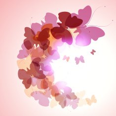 Background with butterflies N20