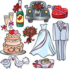 Wedding icon set N15