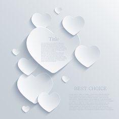 Vector heart background Eps10 N8