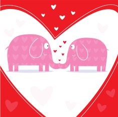 Elephant love