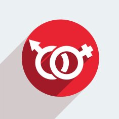 Vector red circle icon on gray background Eps10 N23