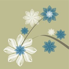 Floral ornament N123