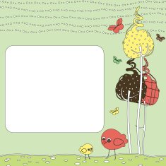 Retro greeting card N8
