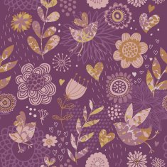 Romantic seamless pattern N52