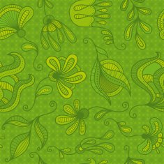 Floral elements seamless background