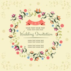 Spring Wedding Invitation N2