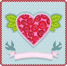 Valentine greeting card N32