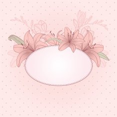 Vintage Floral Card N38