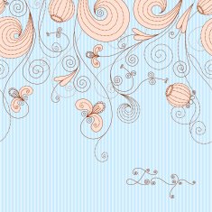 Floral background N1077