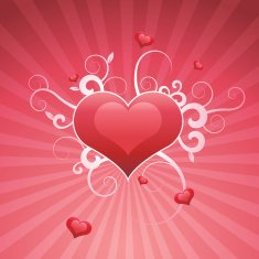 Floral Graphic - Valentine's