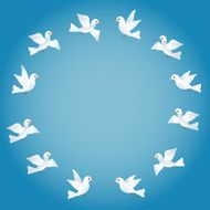 Doves in a Circle