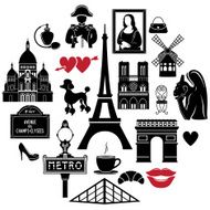 Famous Paris icons N2
