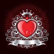 Valentine Shield background